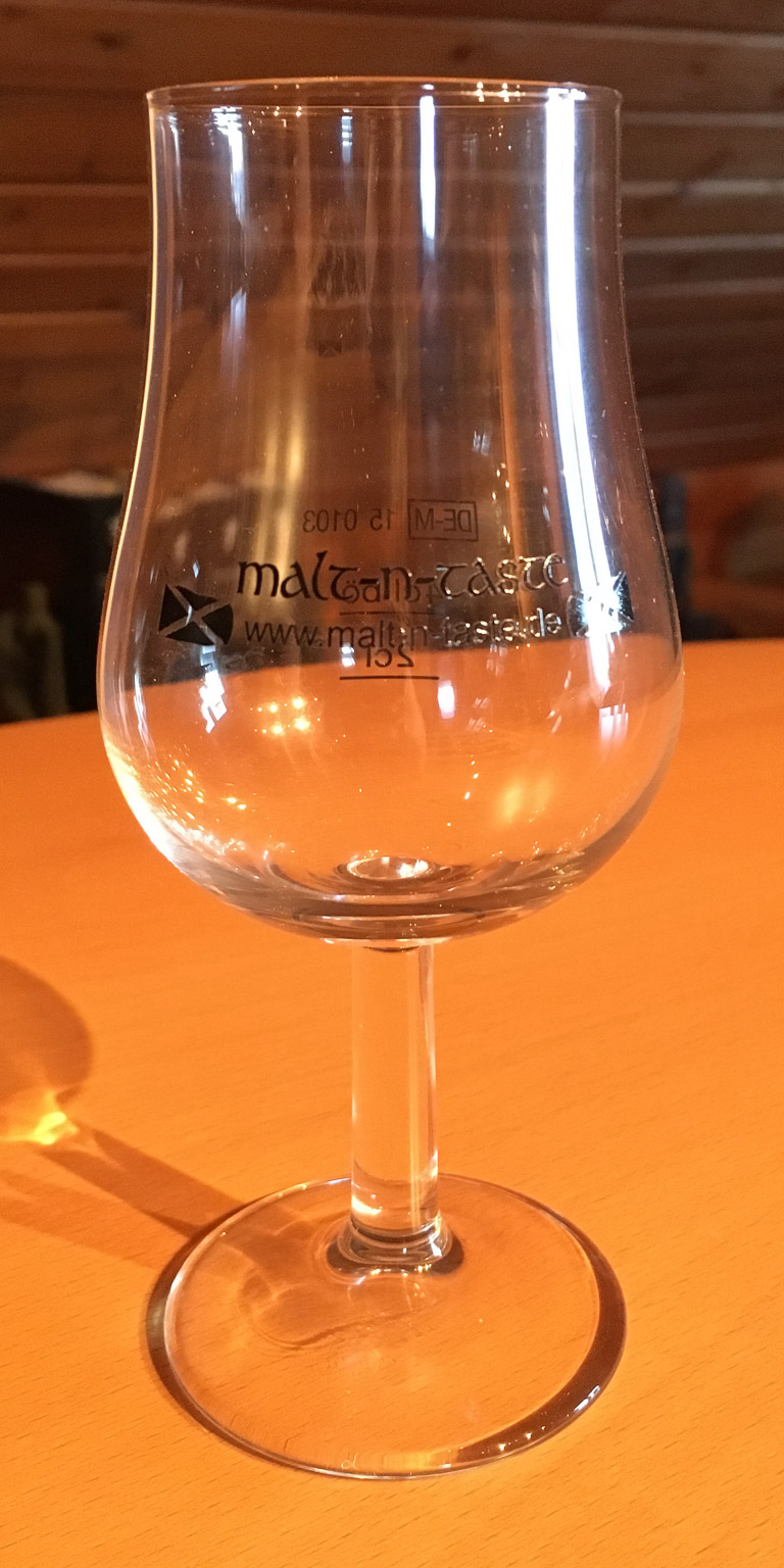 Kurzstieliges Malt'n'Taste-Glas