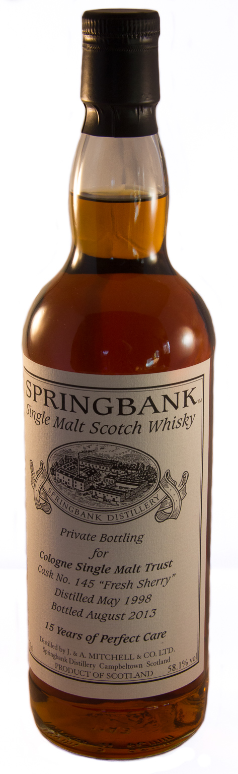 Springbank 15 yrs Cologne Trust