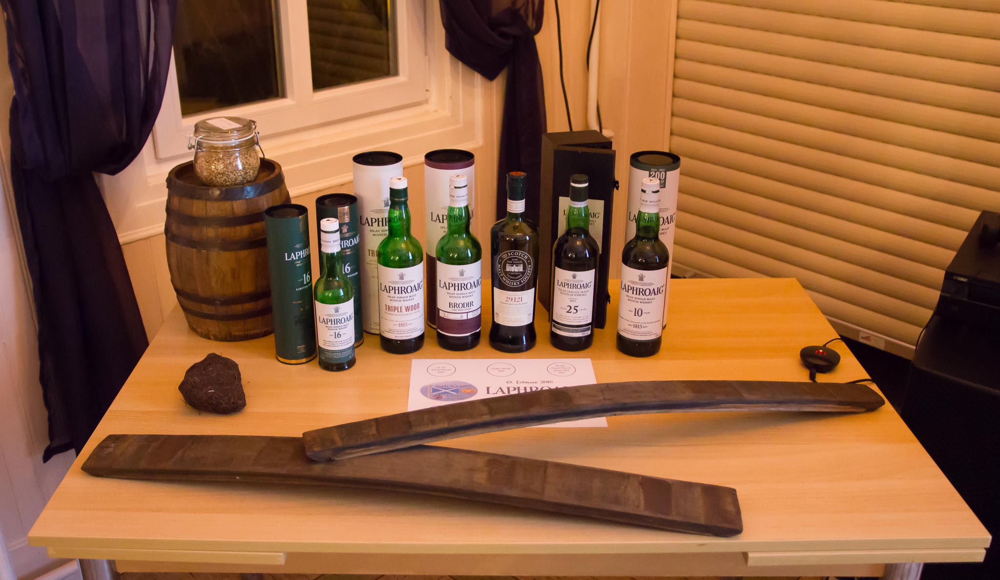 Laphroaig Tasting 2016