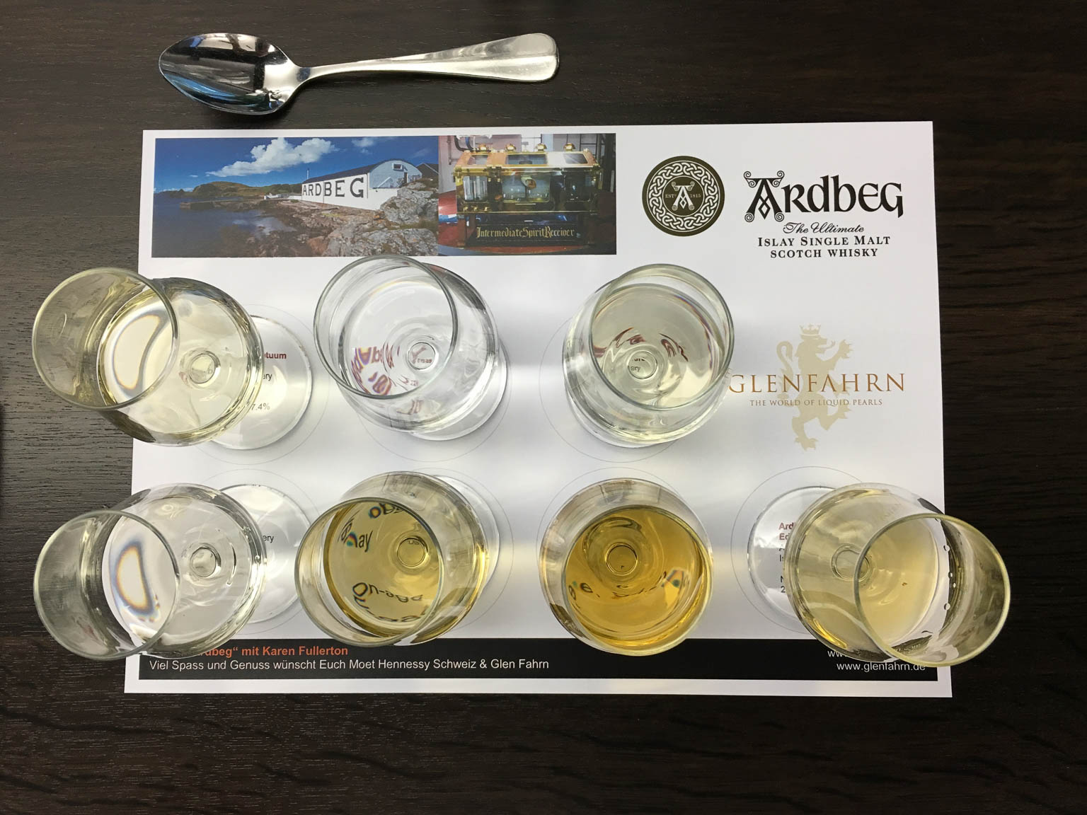 Ardbegtasting beim Whiskyschiff