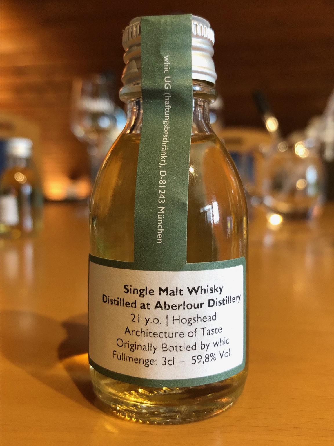 Aberlour 21 yo Whic